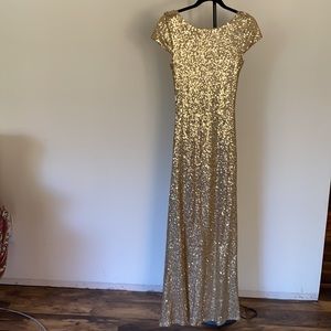 Gold Sequin Dress (Revelry Sz 4)